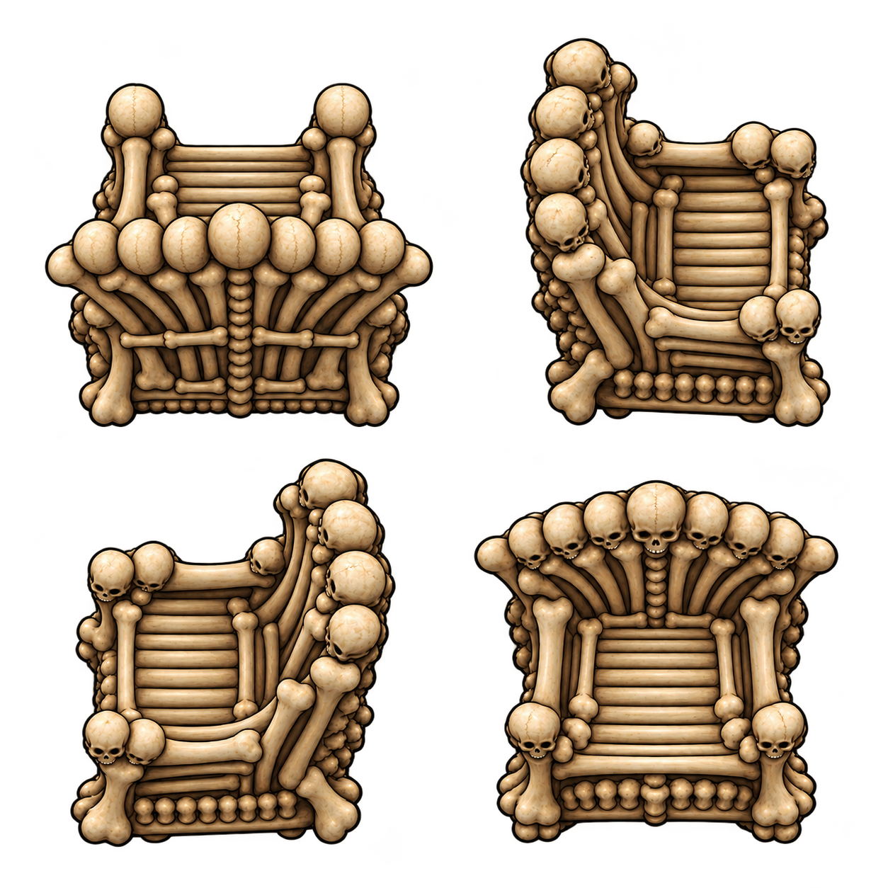 Bone Throne Large packaged inventory artwork